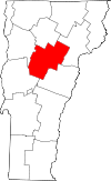 Map of Vermont highlighting Washington County.svg