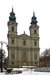 Subotica, Trg žrtava fašizma, katedrála svaté Terezie avilské.jpg