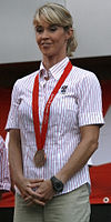 Violetta Oblinger-Peters olympic medal 2008.jpg
