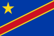 Drapeau de la RDC sous Joseph Kabila