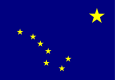 Le drapeau de l'Alaska