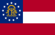 Le drapeau de la Géorgie
