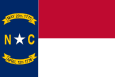 Le drapeau de la Caroline du Nord