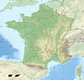 Localisation de la Bourgogne en France