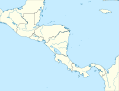 Localisation du Guatemala en Amérique centrale