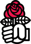 La rose au poing, logo du parti socialiste