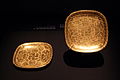 Square lobed gold dishes from the Belitung shipwreck, ArtScience Museum, Singapore - 20110618.jpg