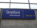 Stratford International stn platform signage.JPG