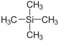 Structure du tétraméthylsilane