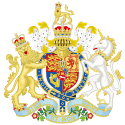 Armes du royaume de Grande-Bretagne de 1816 à 1837.