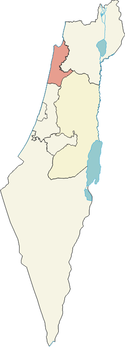 Localisation de District de Haïfa en Israël
