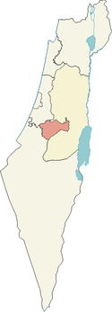 Localisation de District de Jérusalem en Israël