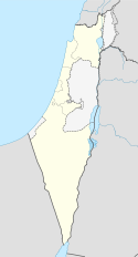 Localisation de Acre en Israël