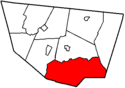 Map of Sullivan County Pennsylvania Highlighting Davidson Township.png