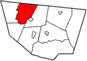 Map of Sullivan County Pennsylvania Highlighting Elkland Township.png