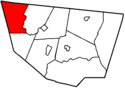Map of Sullivan County Pennsylvania Highlighting Fox Township.png