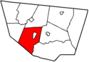 Map of Sullivan County Pennsylvania Highlighting Shrewsbury Township.png