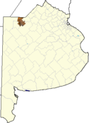localisation de la partido General PaPintoz dans la province de Buenos Aires