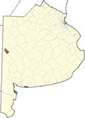 localisation de Salliqueló dans la province de Buenos Aires