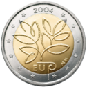 Pièce commémorative de 2€ de la Finlande en 2004
