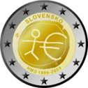 Pièce commémorative de 2€ de la Slovaquie en 2009
