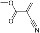 Un monomère du cyanoacrylate, le 2-cyanoacrylate de méthyle