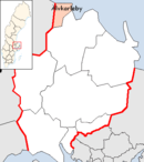 Localisation de la commune d'Älmhult