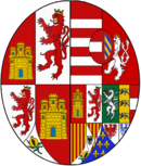 Arms of Margaret of Austria (1584–1611), Queen consort of Spain.png