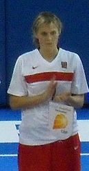 Hana Horáková sous le maillot de la République tchèque en 2010