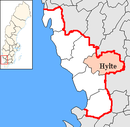 Localisation de la commune de Hylte