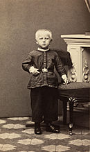Photographie représentant Fridtjof Nansen à l'âge de quatre ans.