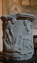 Tambour de colonne gallo-romaine