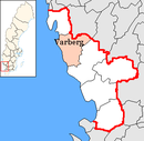Localisation de la commune de Varberg