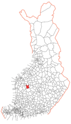 Localisation d'Alavus en Finlande