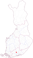Localisation de Kärkölä en Finlande