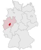 Localisation de l'arrondissement de la Mark en Allemagne