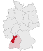 Localisation du district en Allemagne