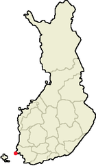 Localisation de Kustavi en Finlande