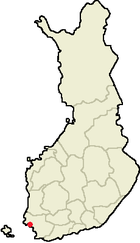 Localisation d'Askainen en Finlande