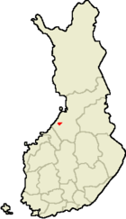 Localisation de Merijärvi en Finlande