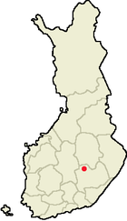 Localisation de Pieksämäki en Finlande