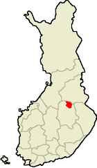 Localisation de Sonkajärvi en Finlande