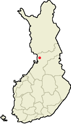 Localisation d'Yli-Ii en Finlande