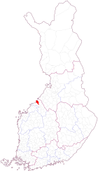 Localisation de Lohtaja en Finlande
