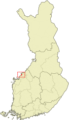 Localisation de Jakobstad en Finlande