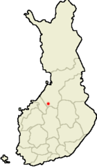 Localisation de Reisjärvi en Finlande