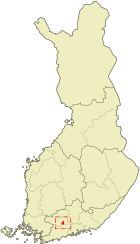 Localisation de Riihimäki en Finlande