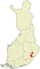 Localisation de Savonlinna en Finlande