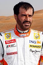 Ben Sulayem dans sa combinaison Renault F1 en 2009 à Dubaï