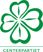Le trèfle à quatre feuilles, logo du Parti du centre